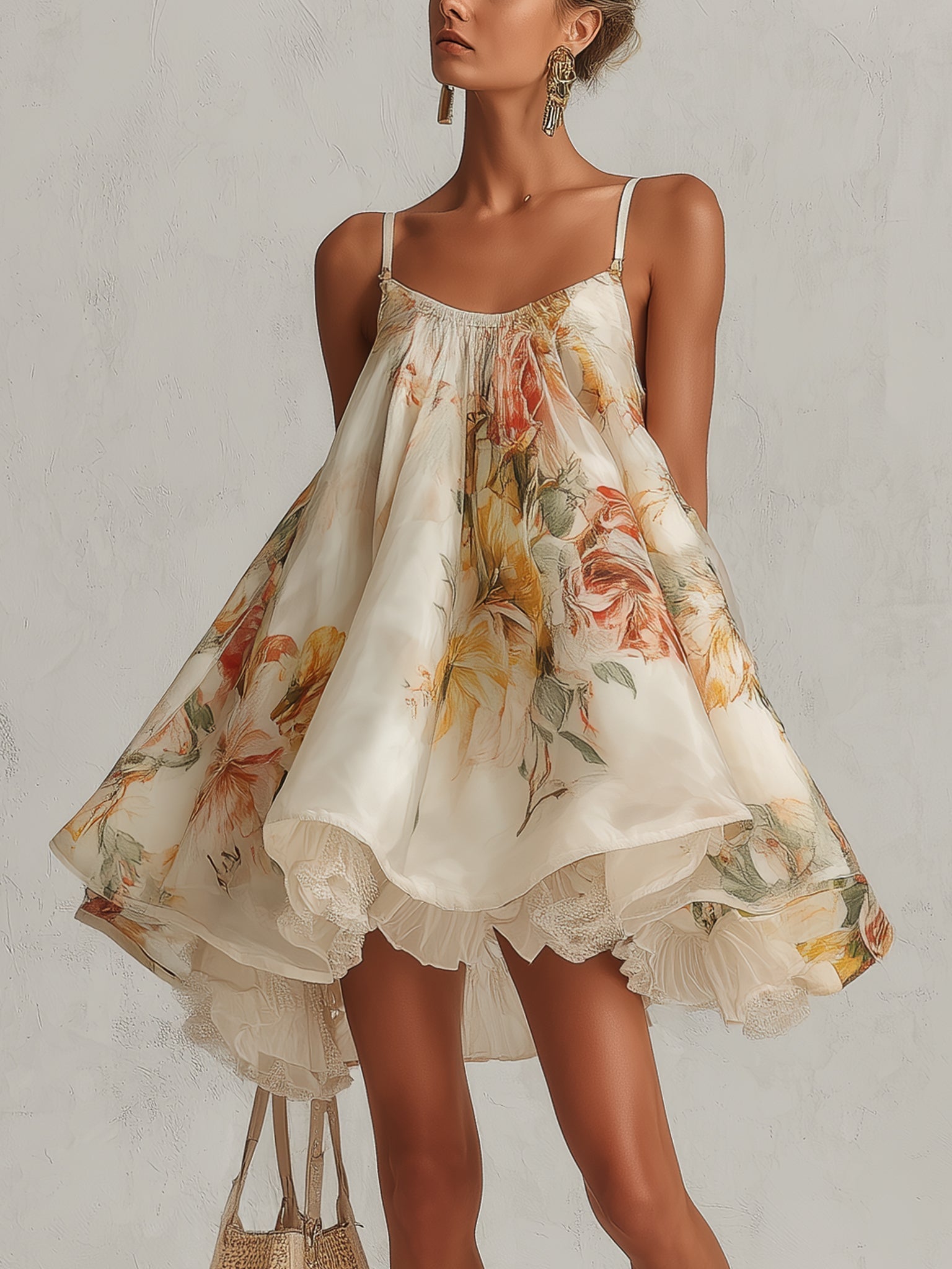 Blanche | Robe Mini en Organza