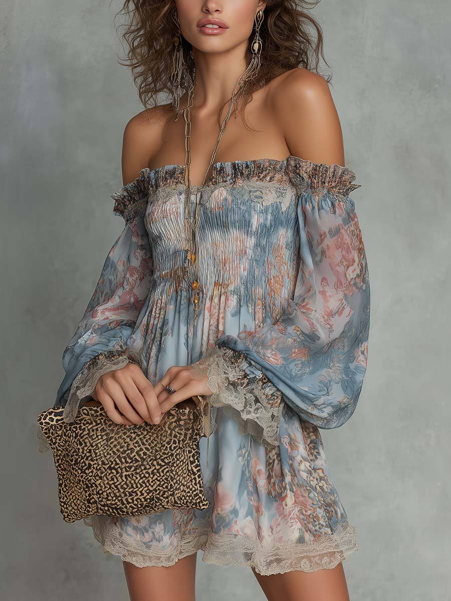 Romane | Robe Mini Fleurie