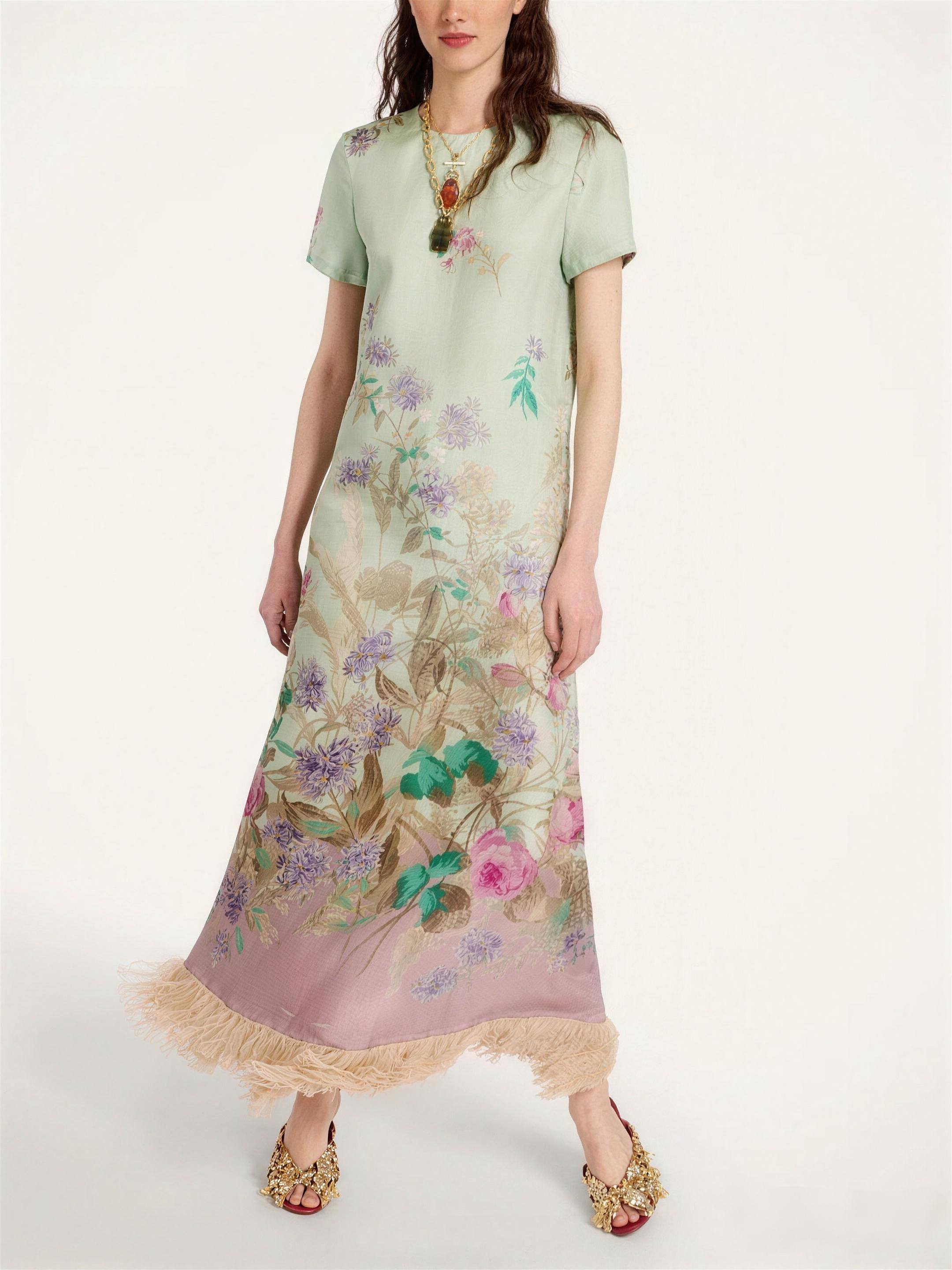Maxi robe bohème florale