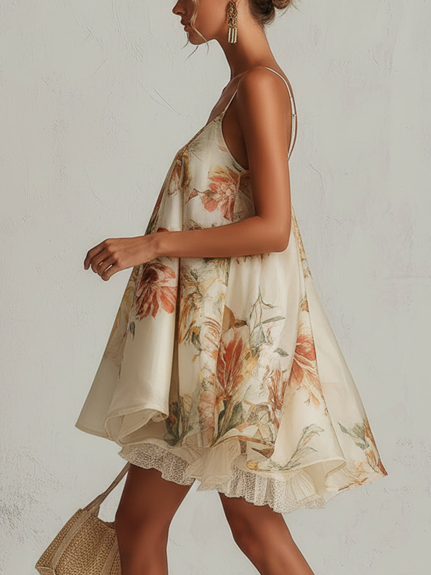 Blanche | Robe Mini en Organza