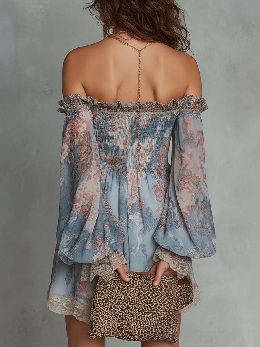 Romane | Robe Mini Fleurie