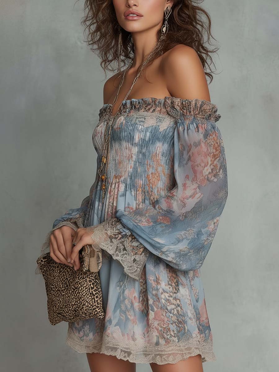 Romane | Robe Mini Fleurie