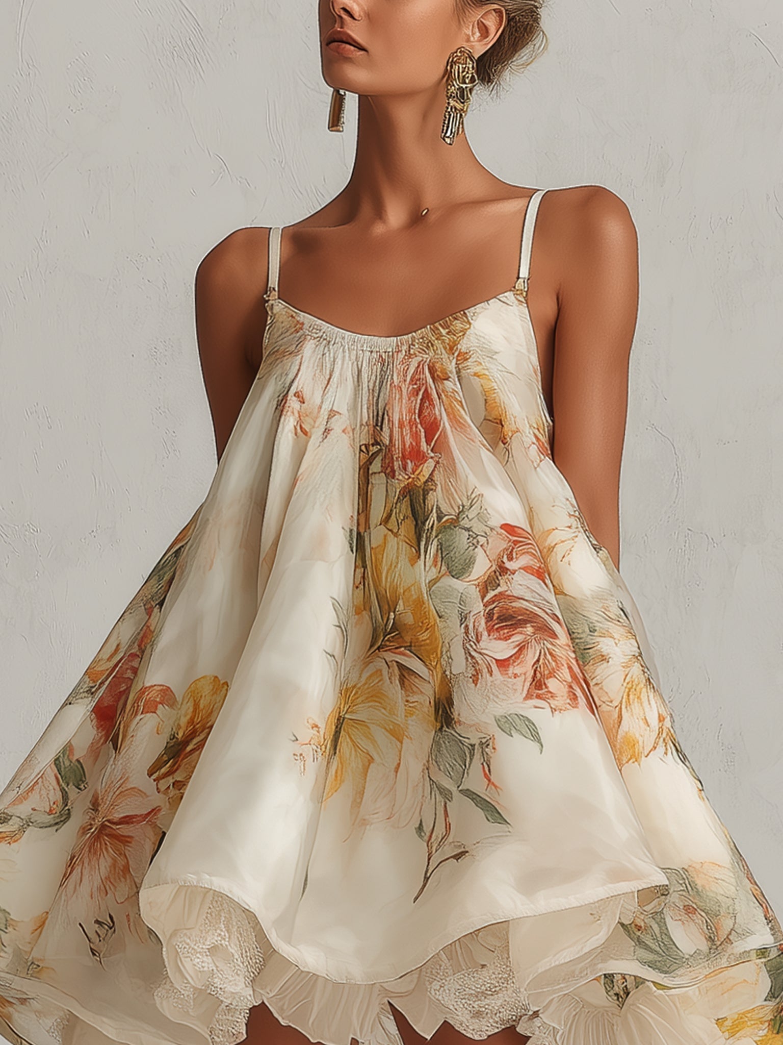 Blanche | Robe Mini en Organza