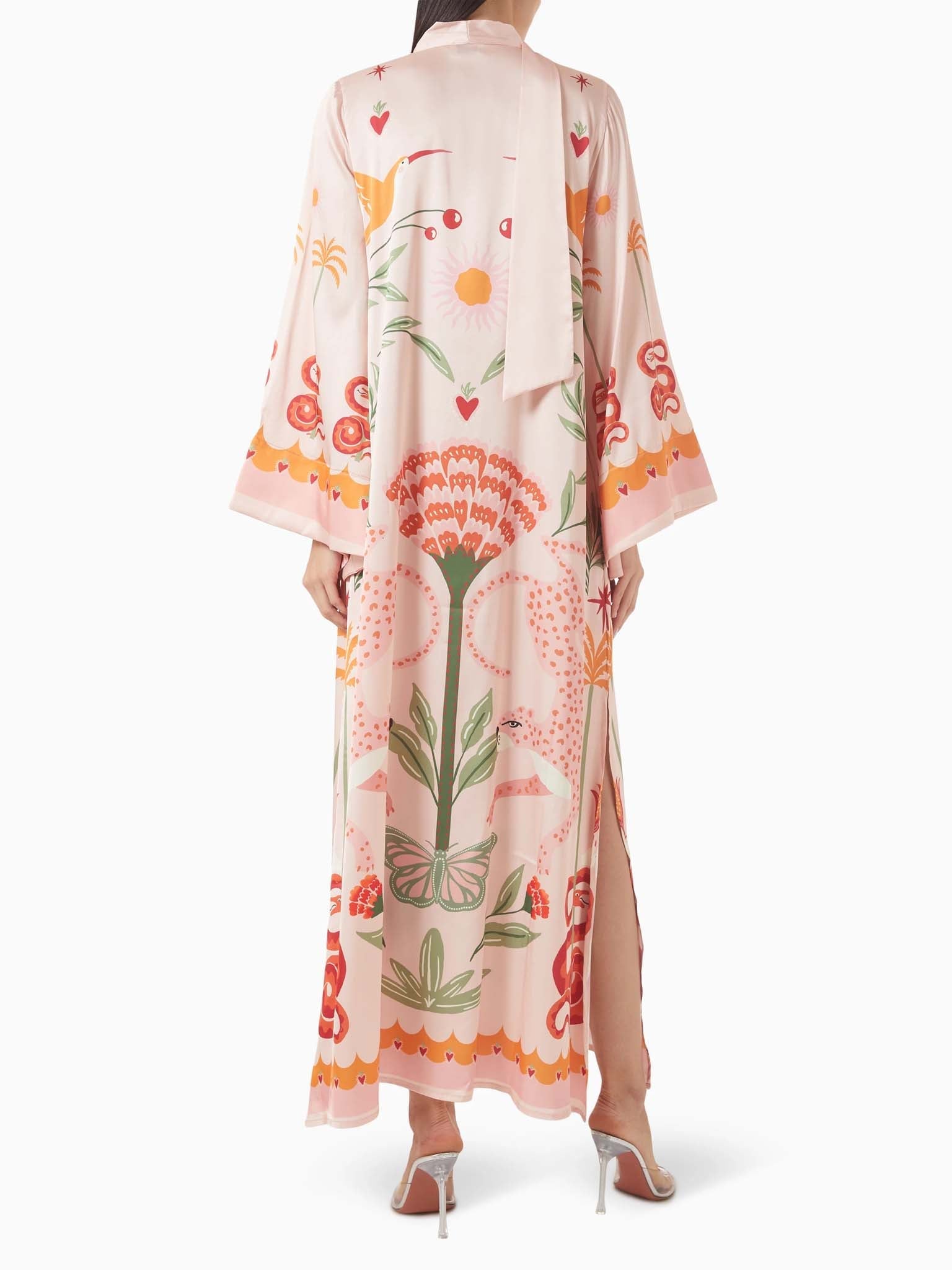 Robe maxi imprimée Azure