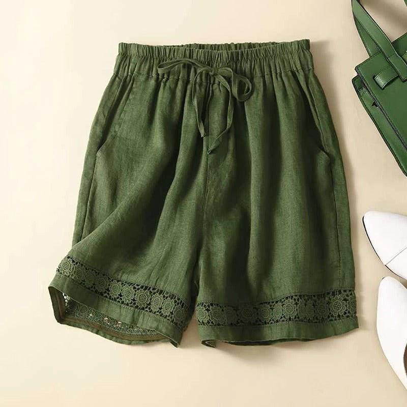 Décontractés Shorts à Motifs Floraux