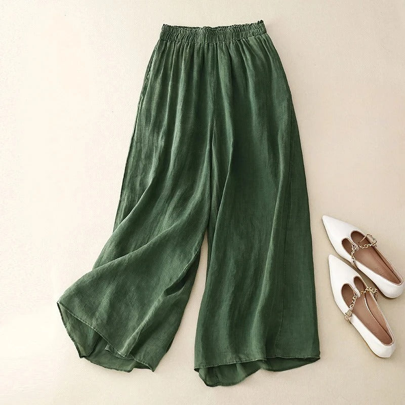 Pantalons Chic à Taille Décontractée