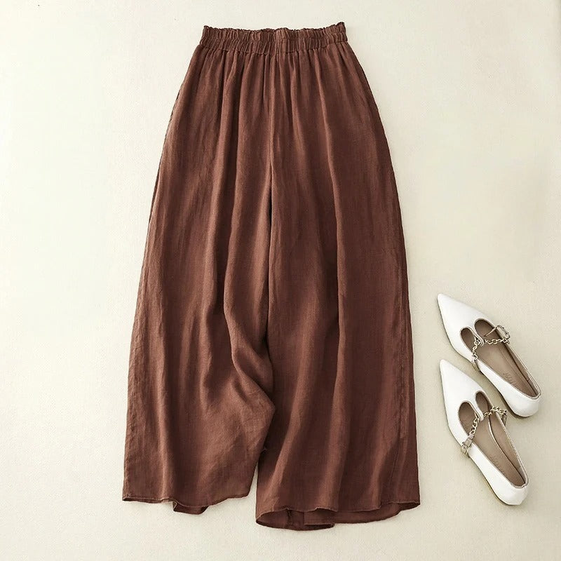 Pantalons Chic à Taille Décontractée