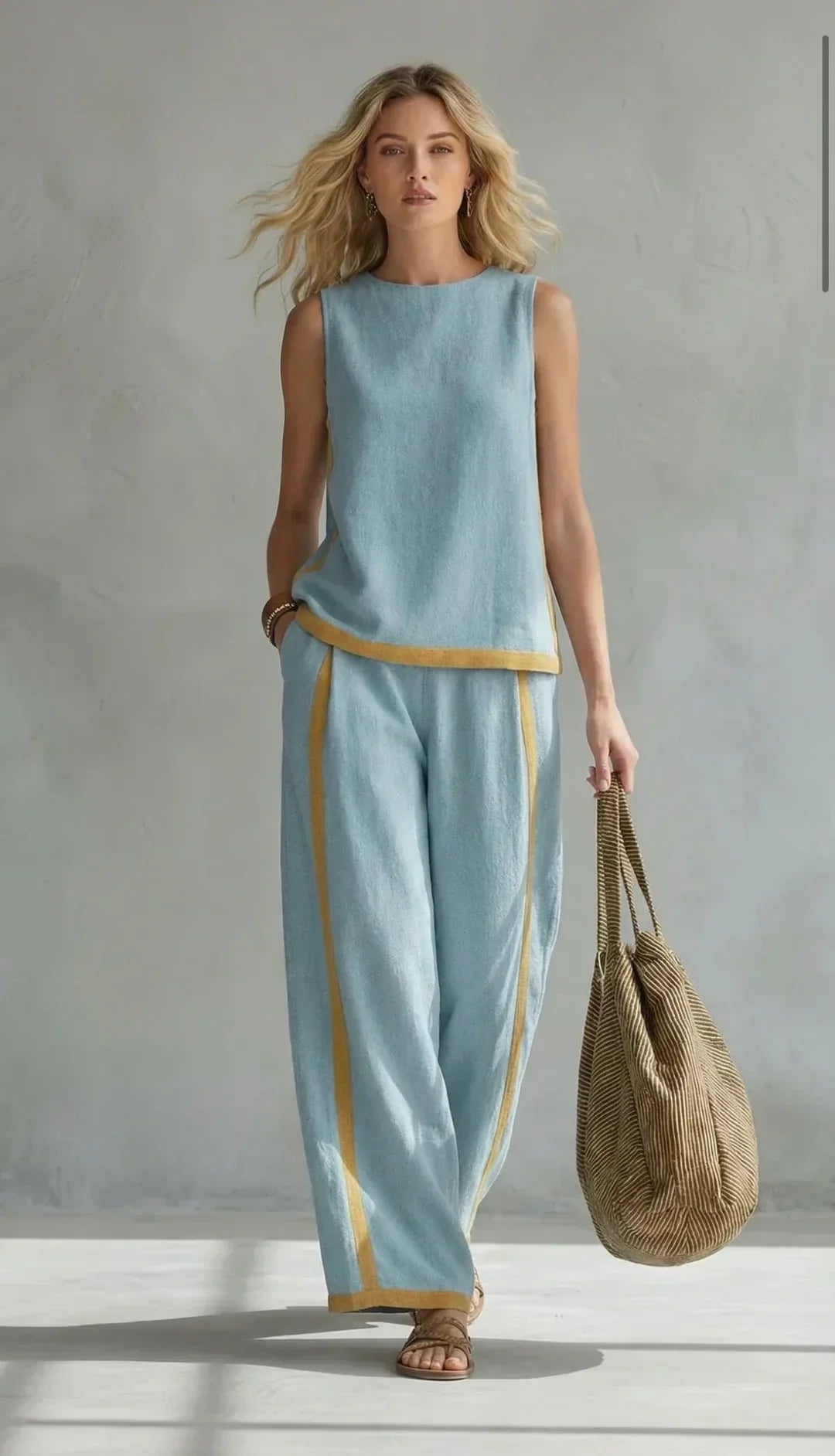 Ensemble bicolore élégant
