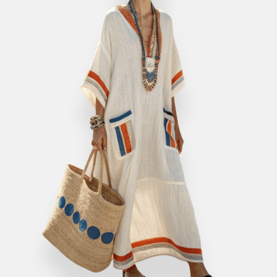 AliceLeon™ | Robe Kaftan Colorée et Légère