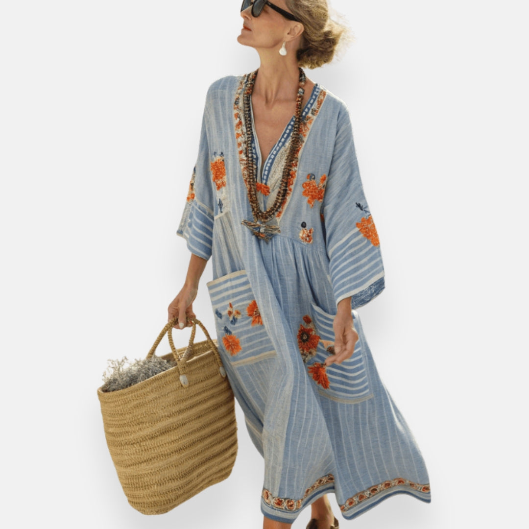 AliceLeon™ | Robe Kaftan Élégante et Aérée