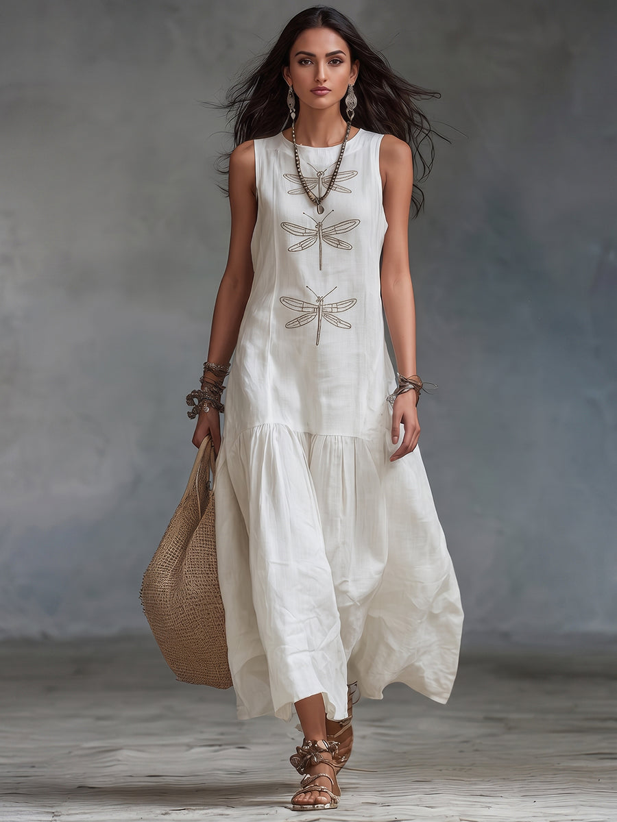 Genève Robe Maxi Sans Manches