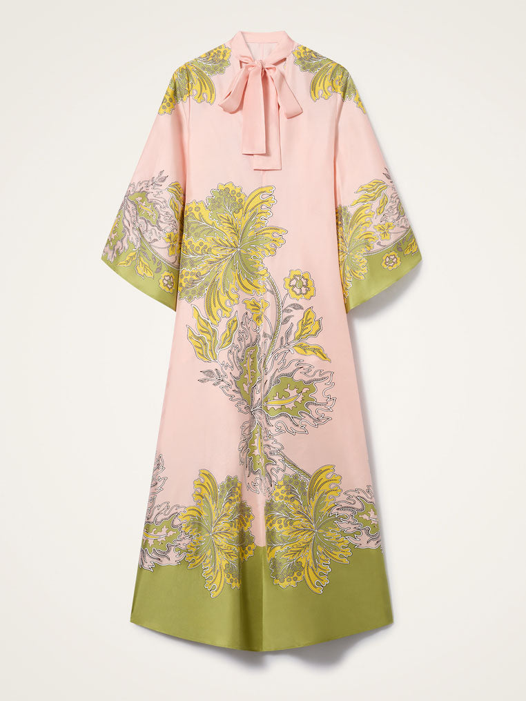 Robe maxi satinée