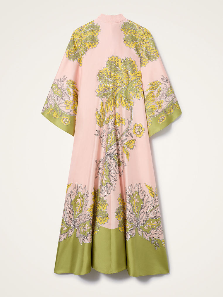 Robe maxi satinée