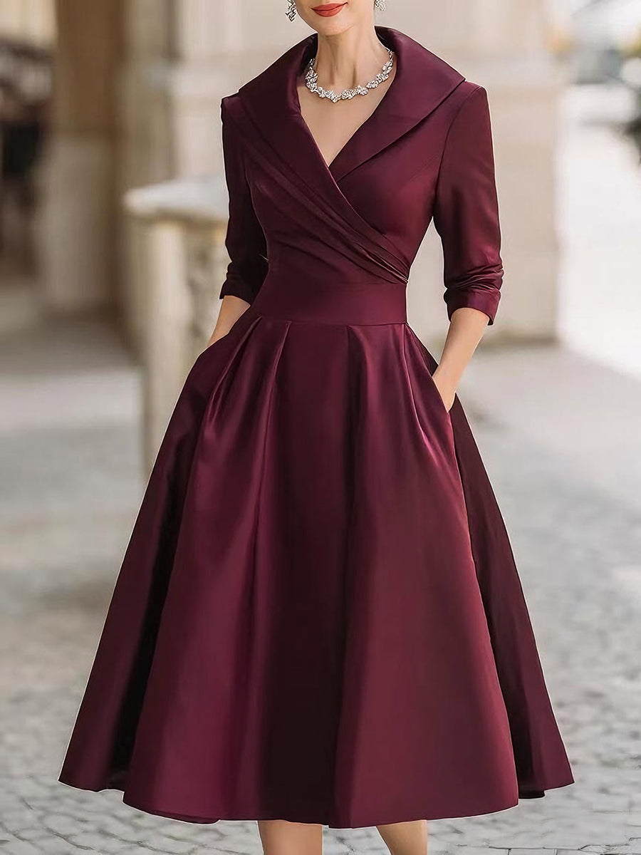 AliceLeon™ | Satin Midi Robe