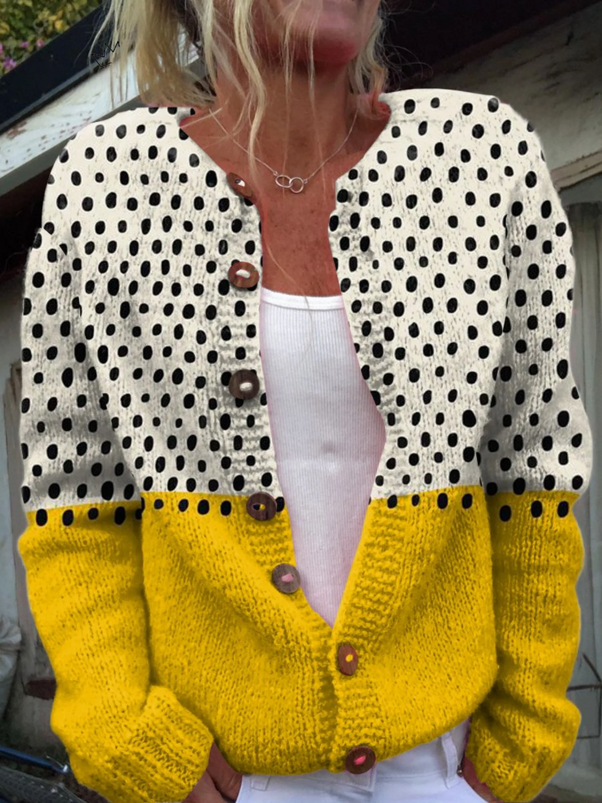 Junella™ Vintage Knit Cardigan