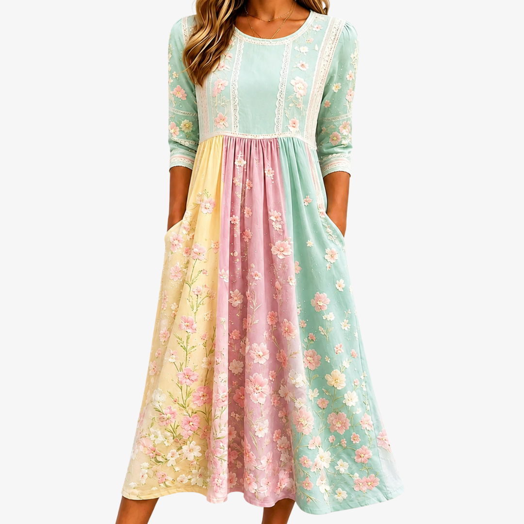 Robe Midi Fleurie