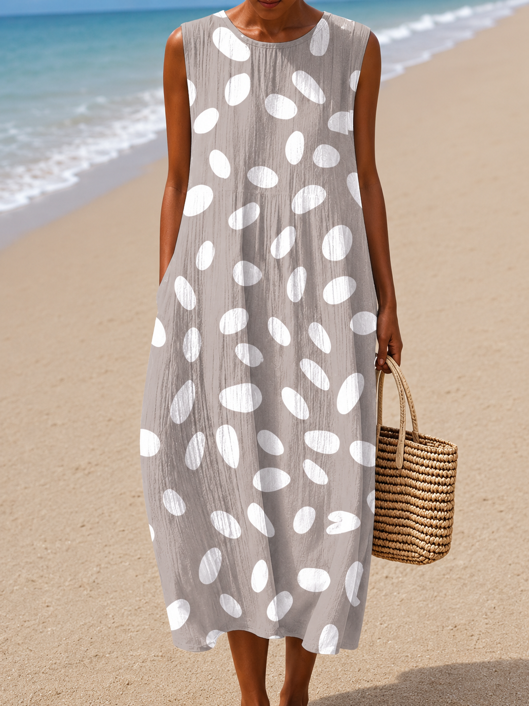 AliceLeon™ | Robe Midi Sans Manches