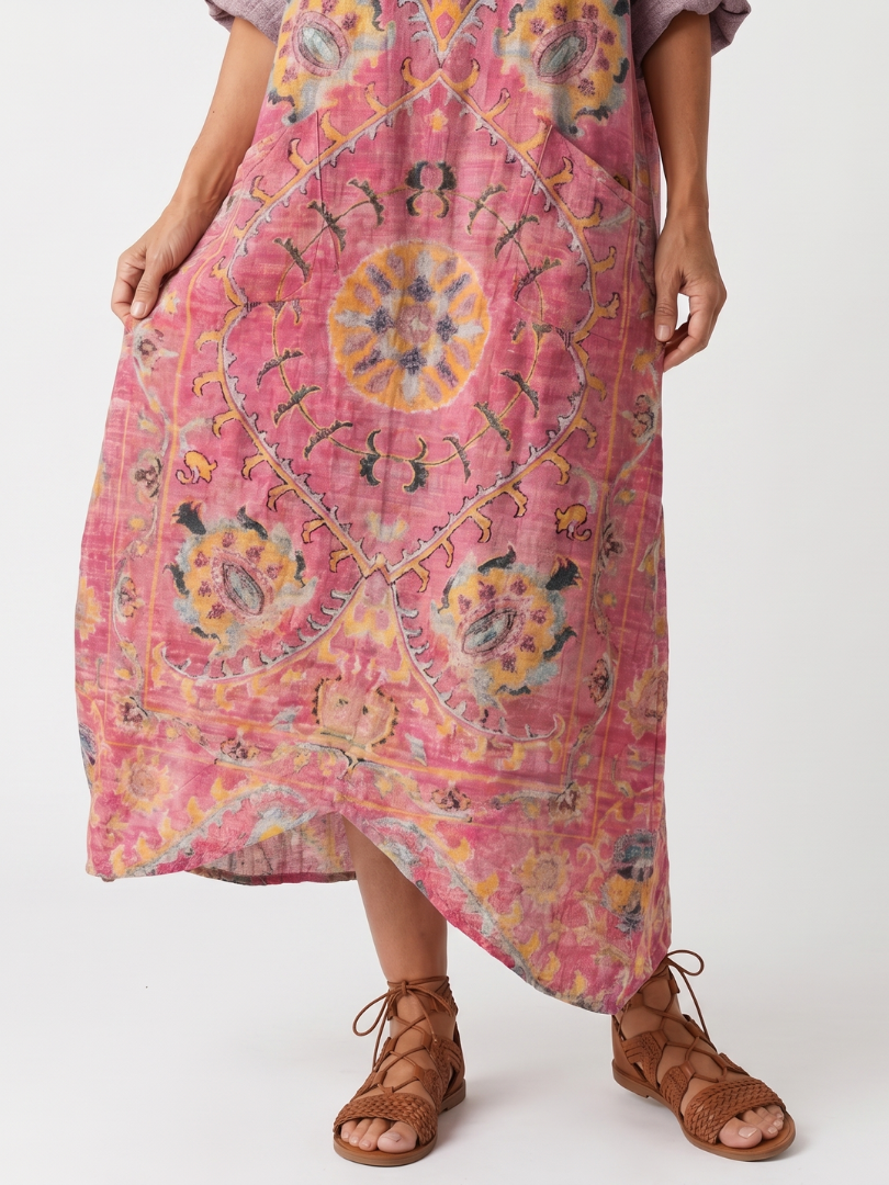 Tilda | Robe midi abstraite