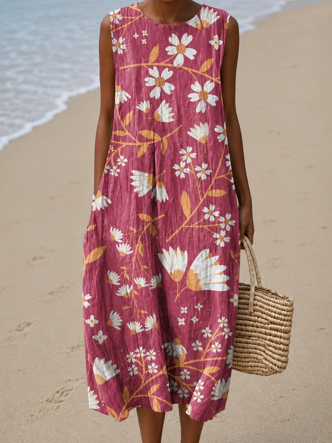 AliceLeon™ | Robe Midi Sans Manches