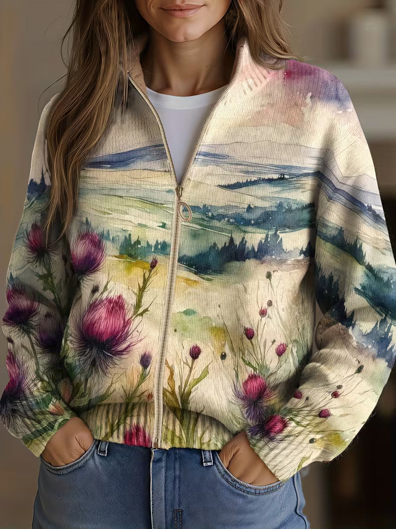 Zelda | Cardigan à Carreaux