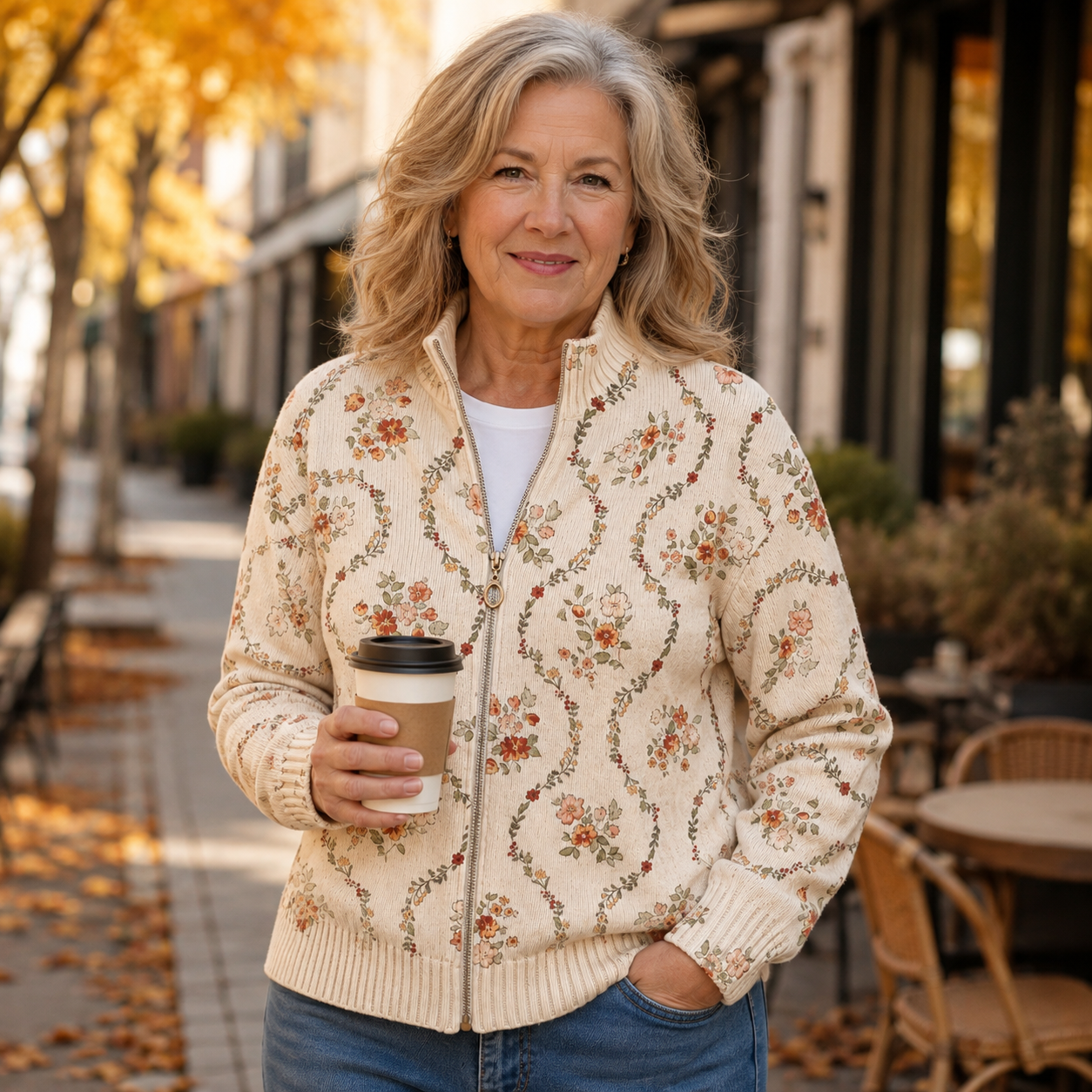 Persephone | Cardigan Floral