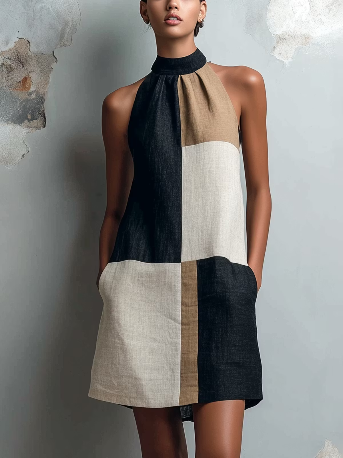 Sabrina | Robe Mini Colorblock