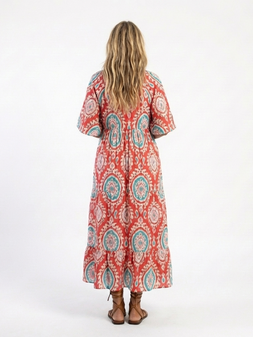 Zaria | Robe midi imprimée