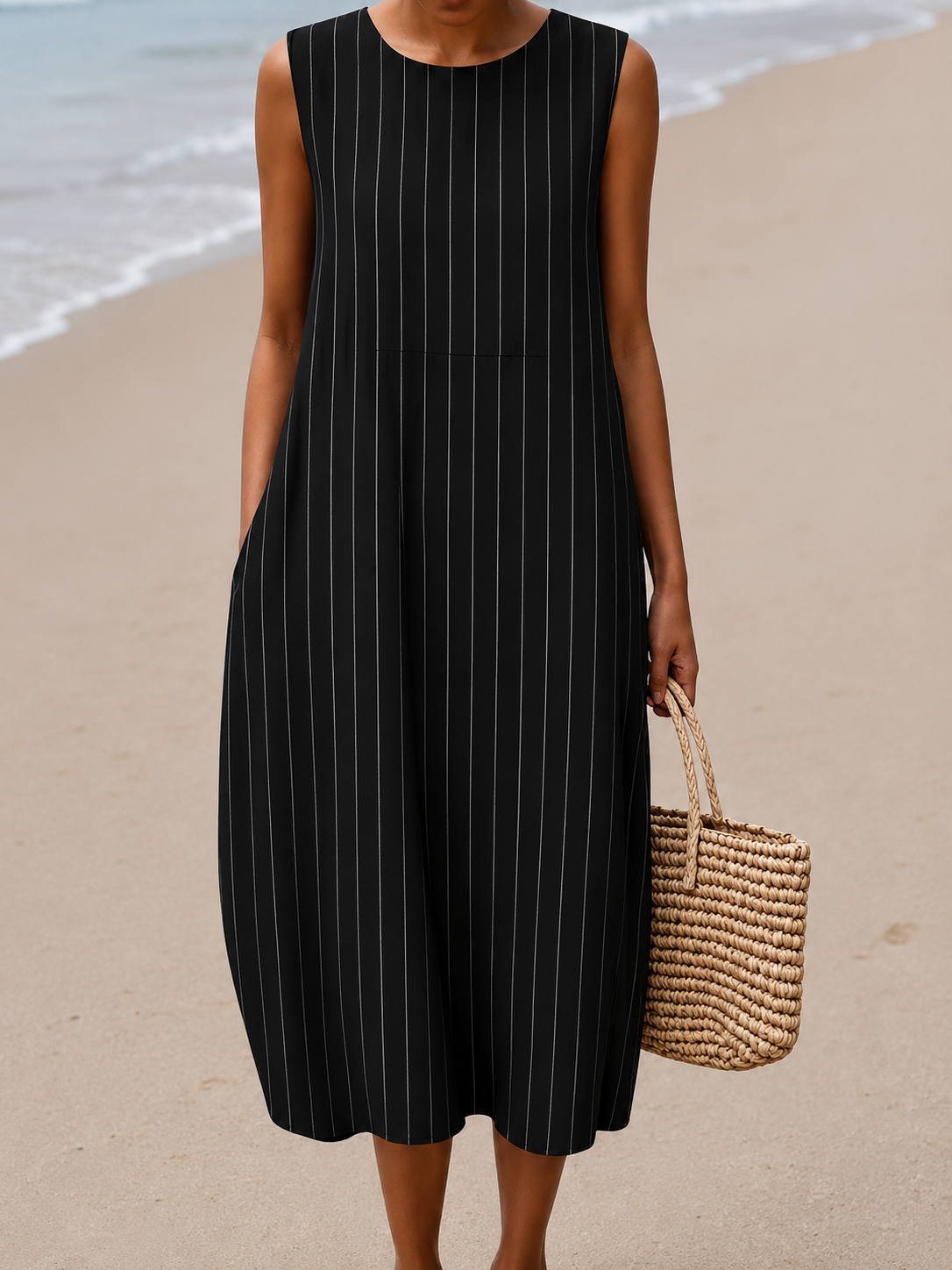 AliceLeon™ | Robe Midi Sans Manches