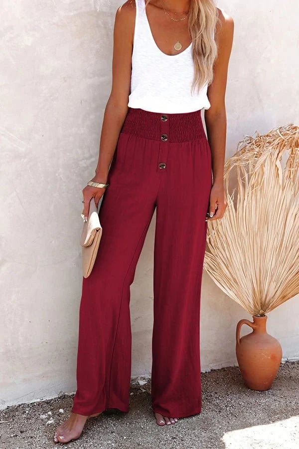 Confortable Pantalon Taille Haute