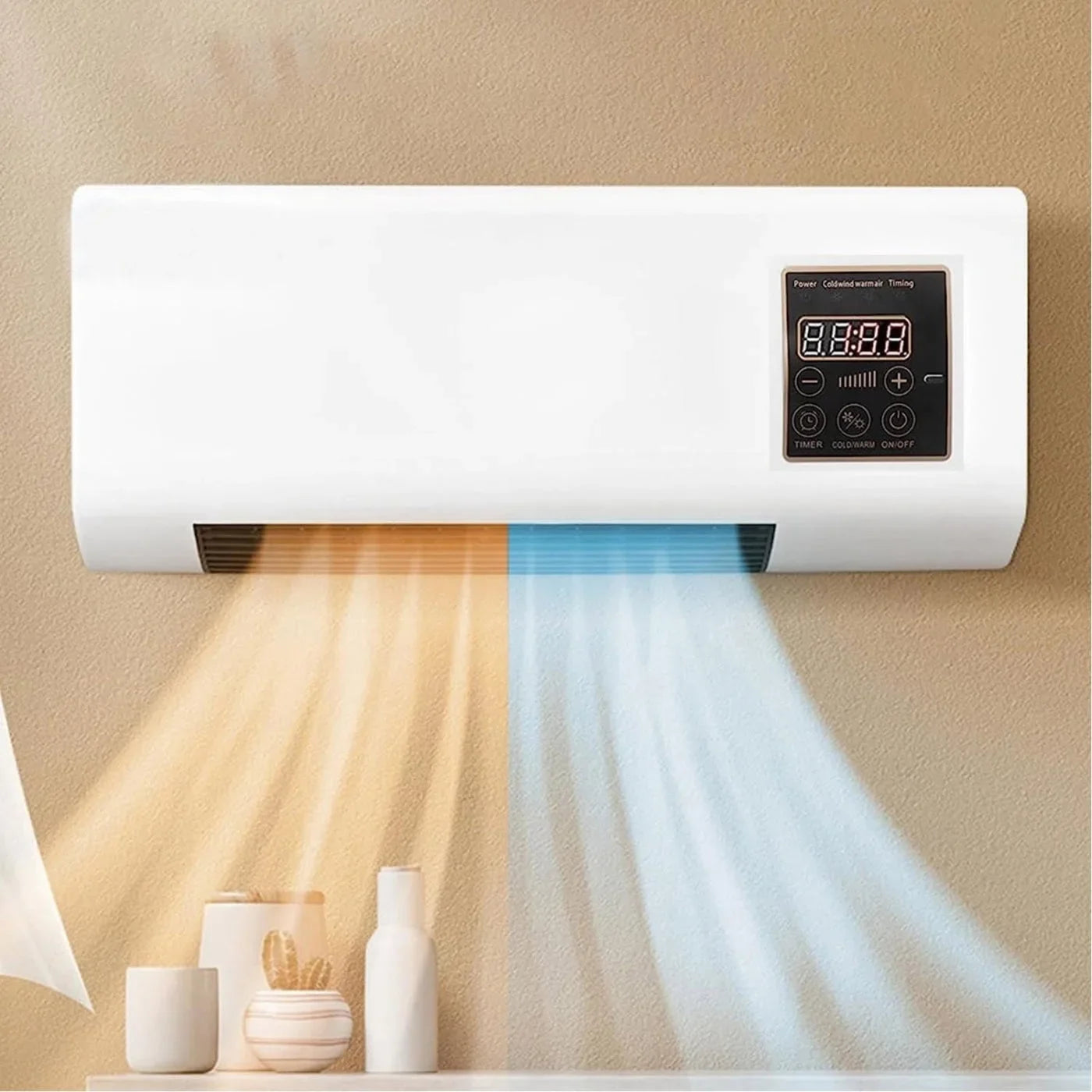 Climatiseur mural avec écran LCD