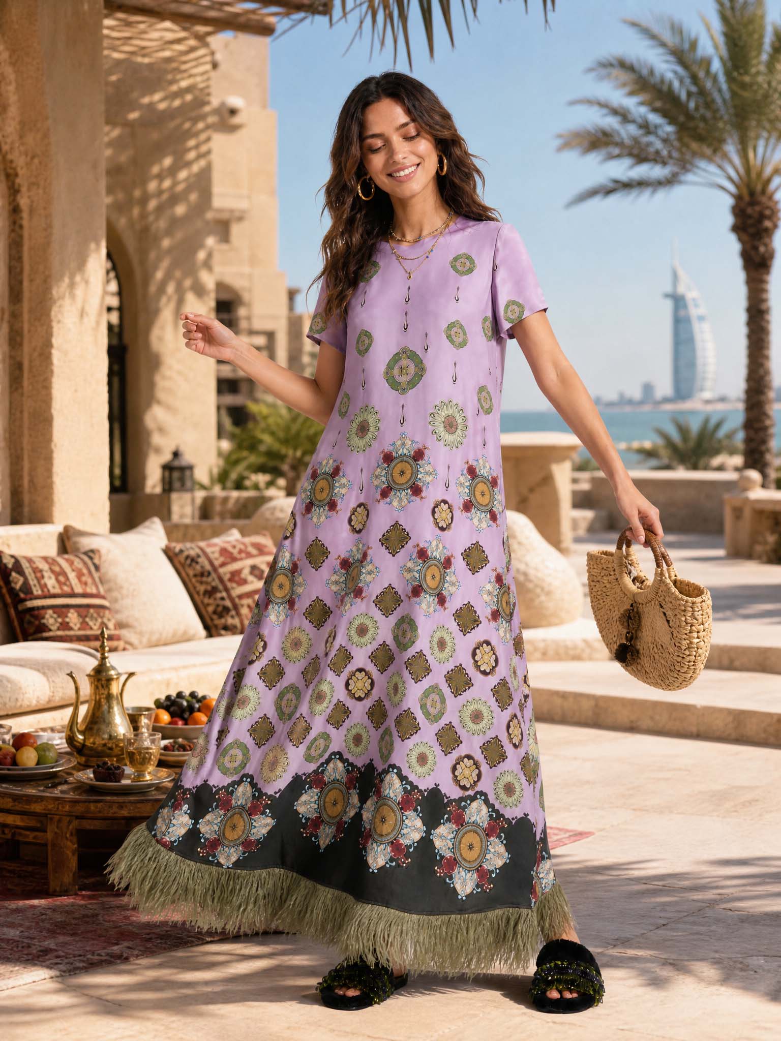 Robe maxi baroque