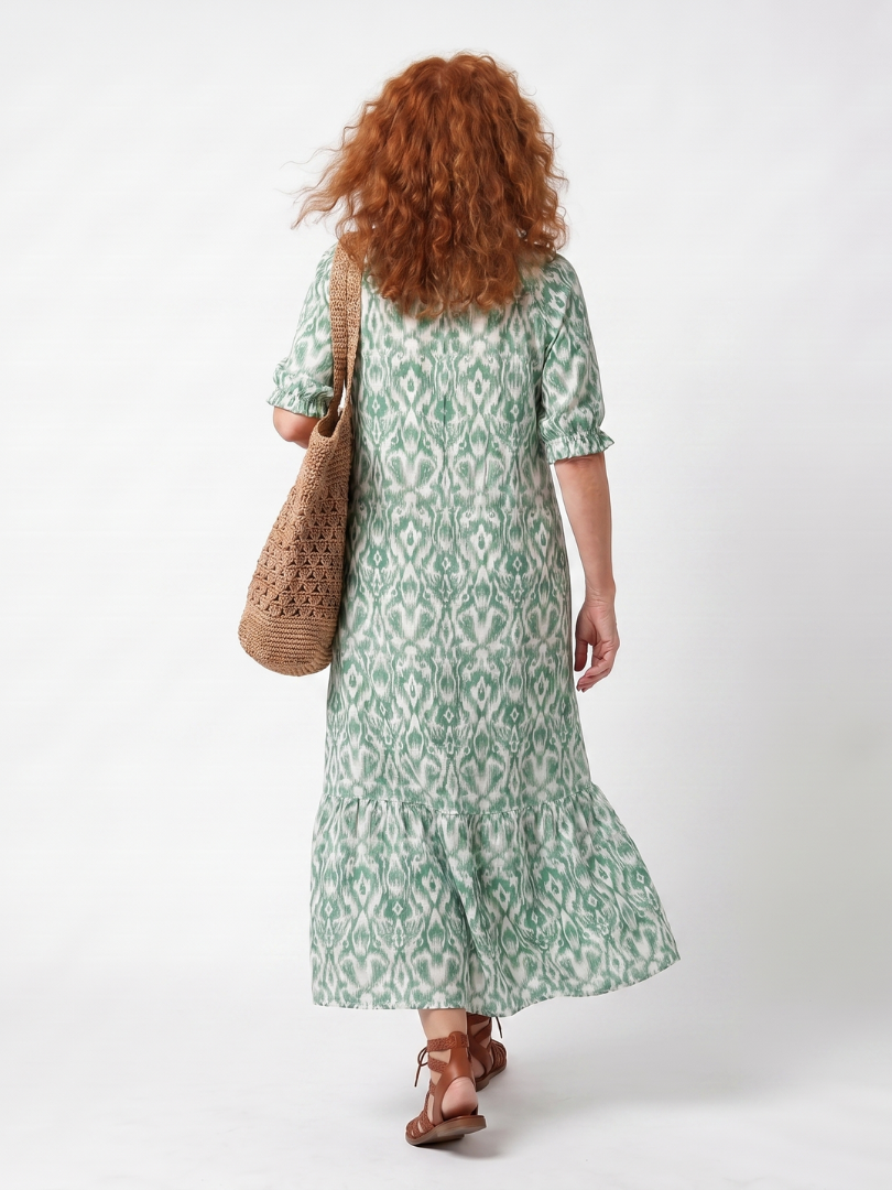 Ilara | Robe midi col V