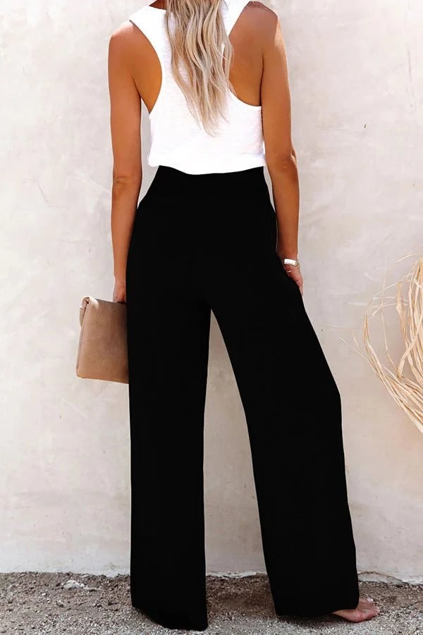 Confortable Pantalon Taille Haute