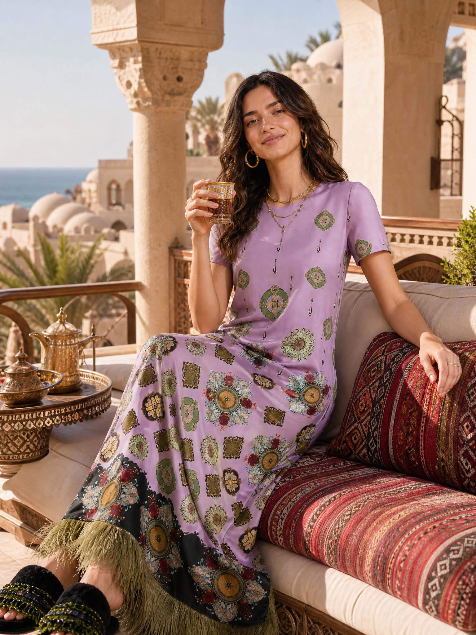 Robe maxi baroque
