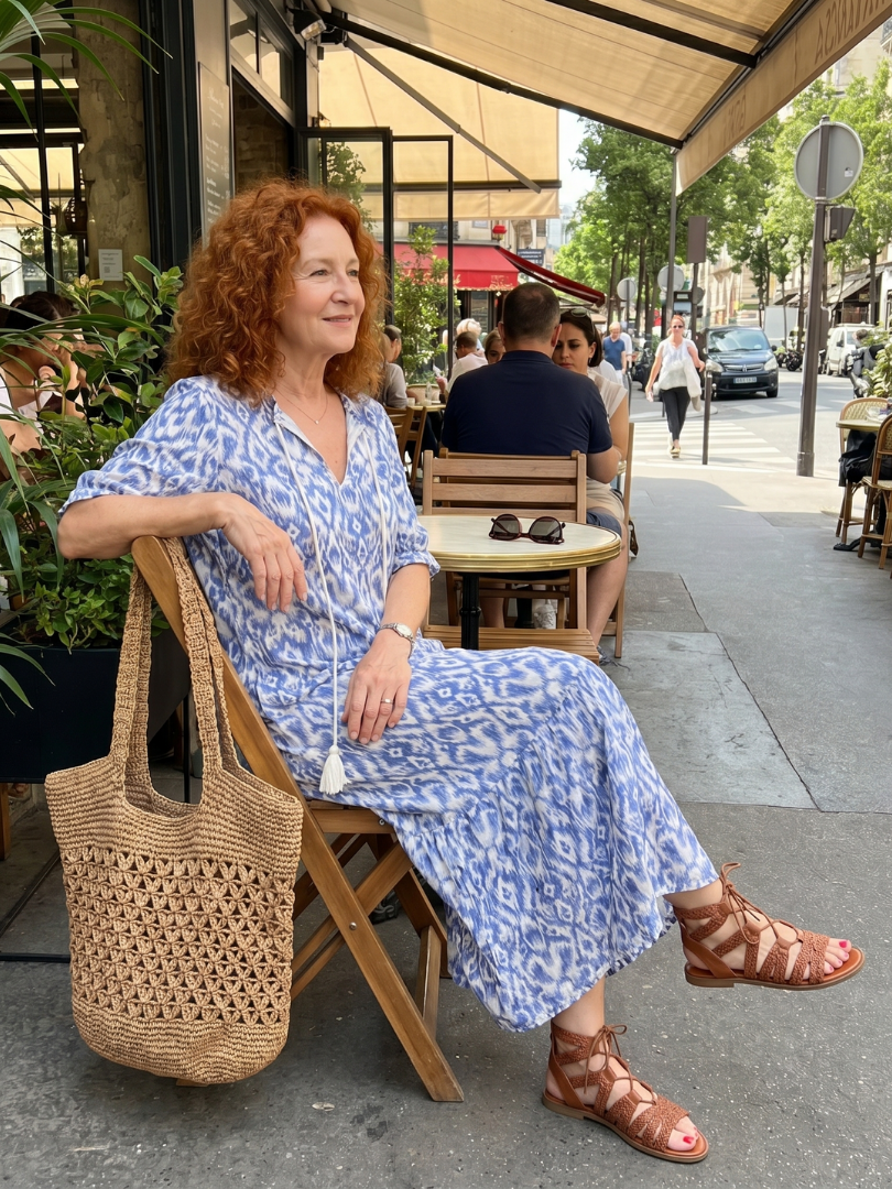 Ottiline | Robe midi imprimée
