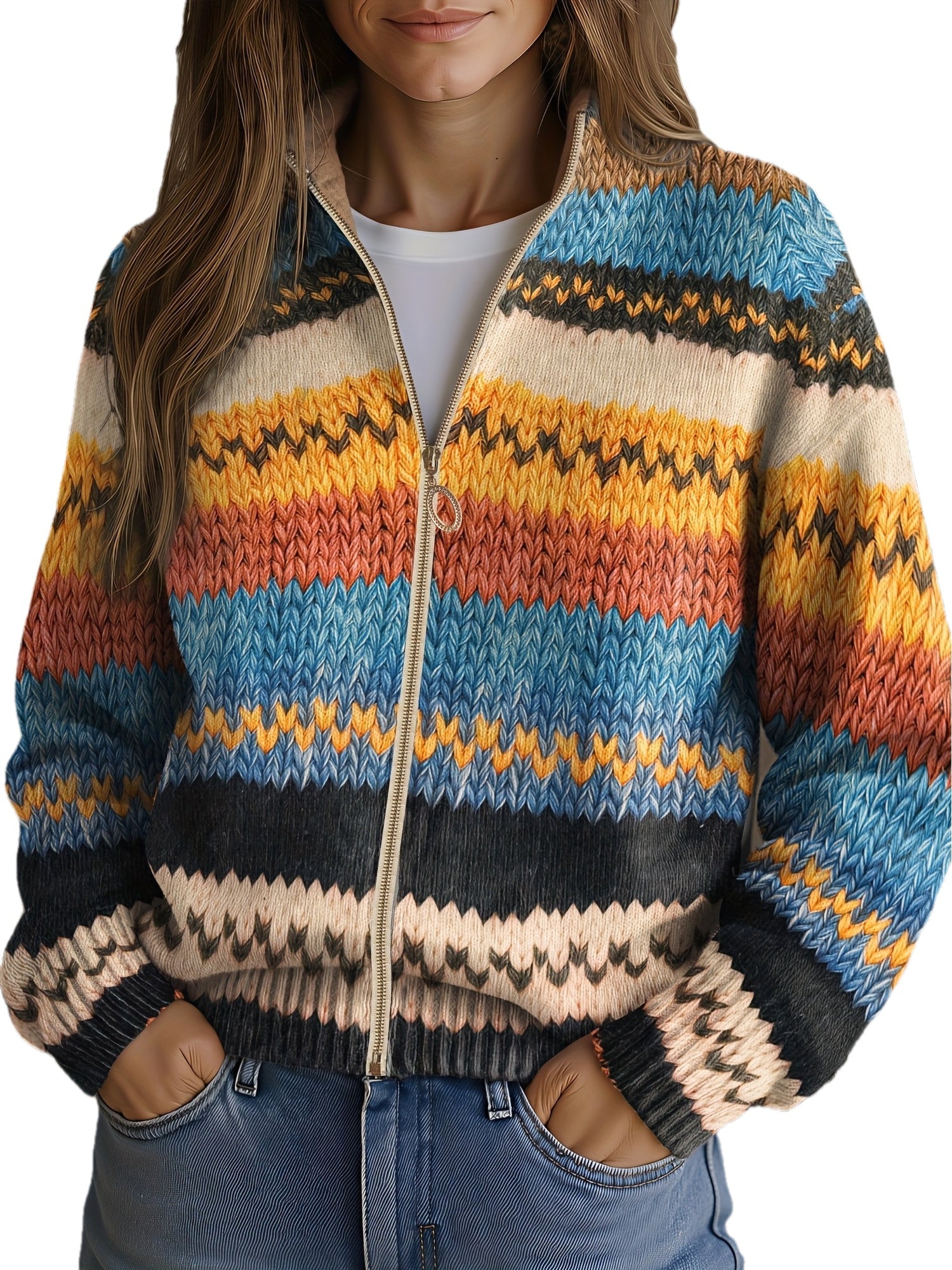 Yseult | Cardigan Zigzag