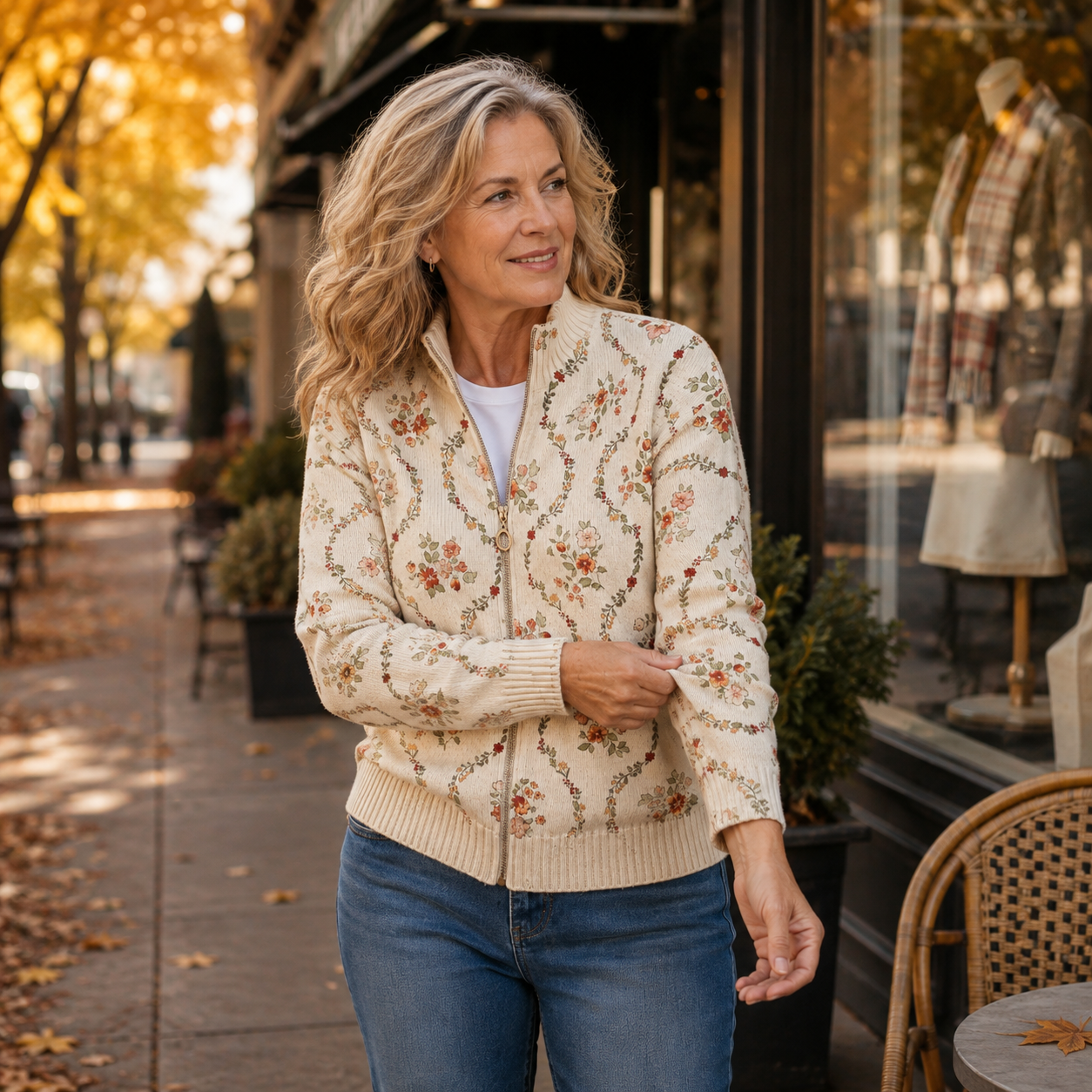 Persephone | Cardigan Floral