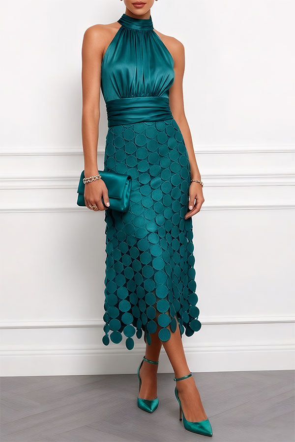 Celine | Robe Midi Élégante