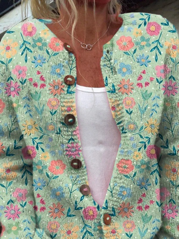 Foxfield™ | Cardigan Vintage à Fleurs pour Femmes