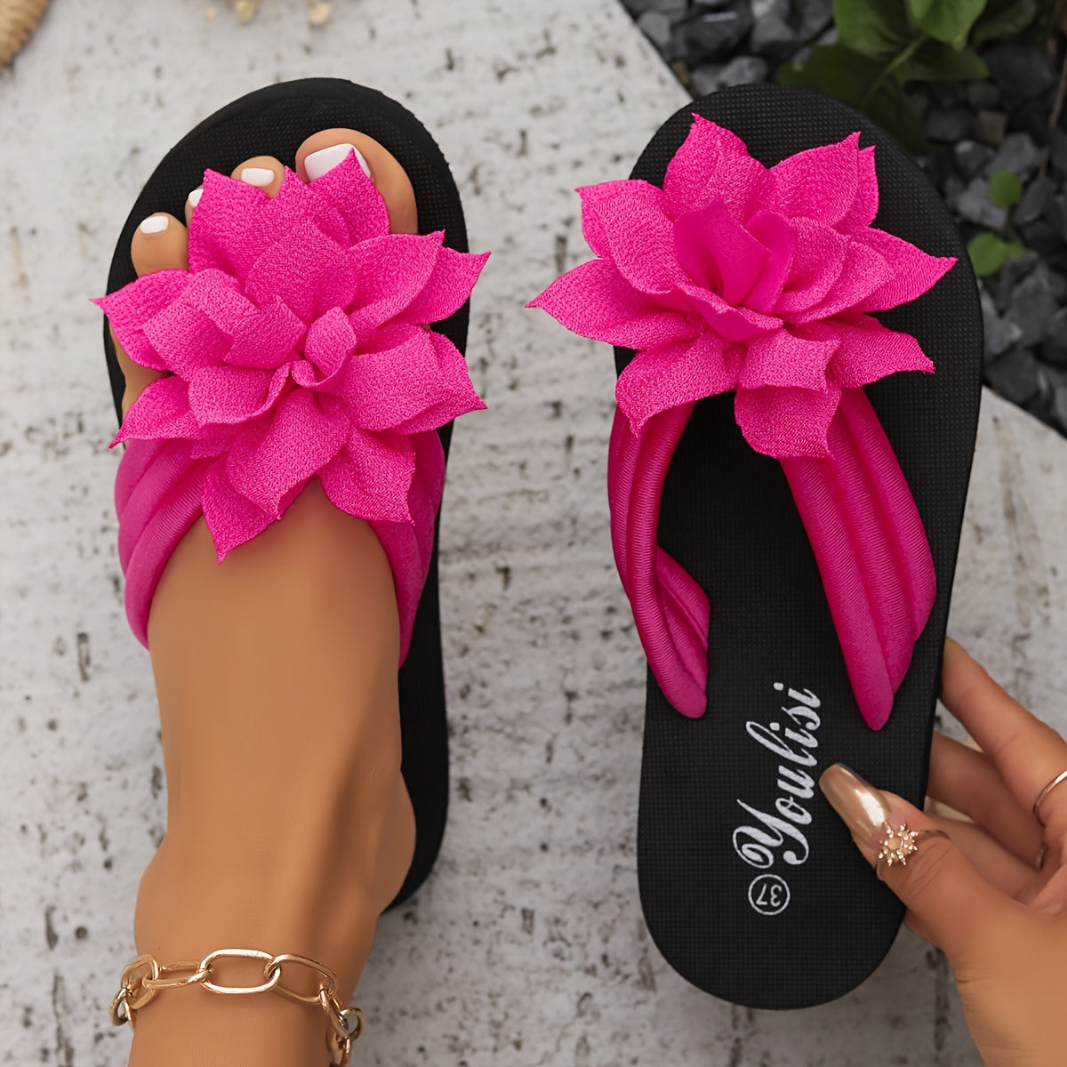 AliceLeon™ | Élégantes Sandales Fleur Livia