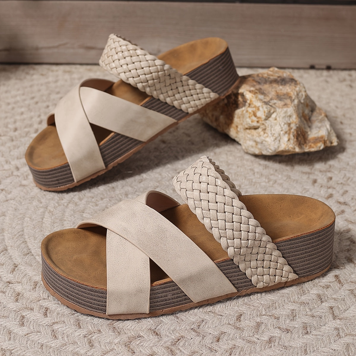 AliceLeon™ | Tressé Élégance Sandales