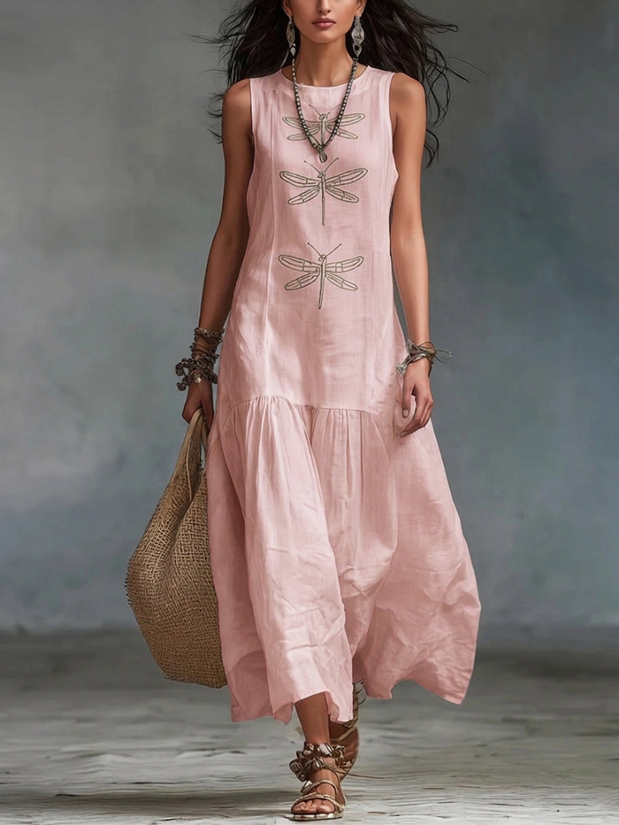 Genève Robe Maxi Sans Manches