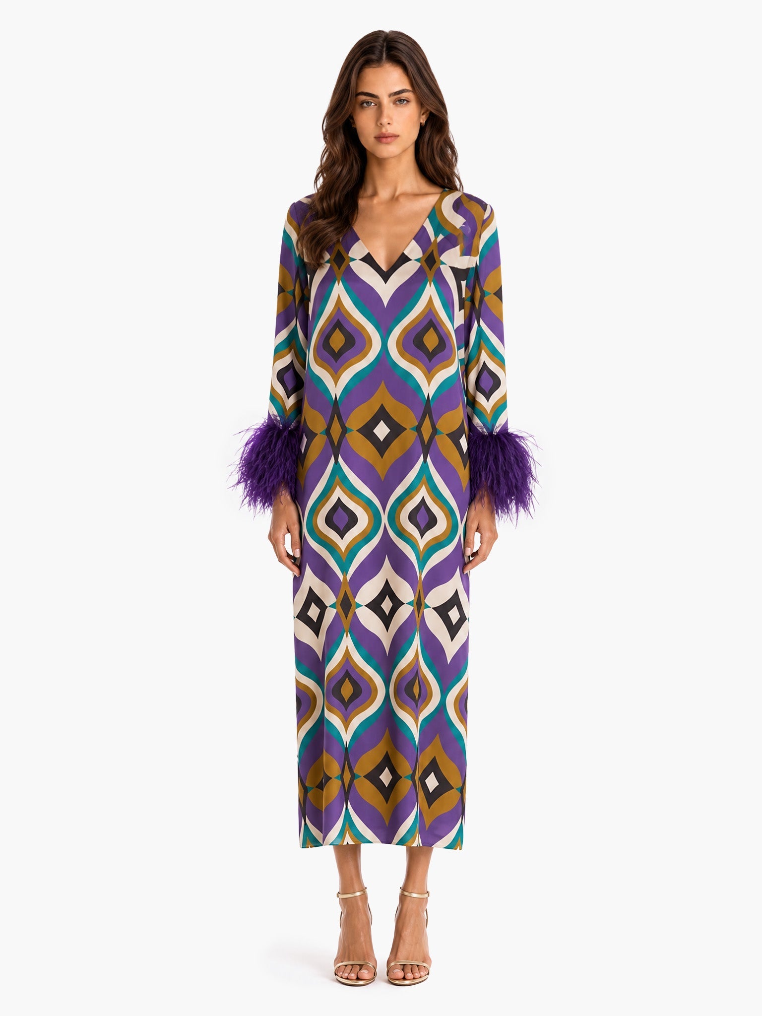 Robe maxi sans manches