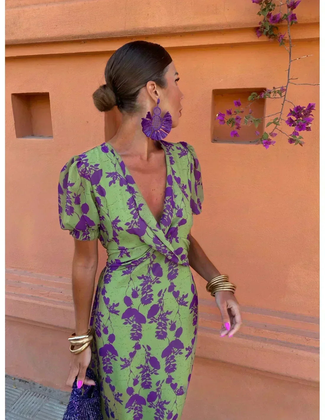 AliceLeon™ | Élégante Robe Imprimée