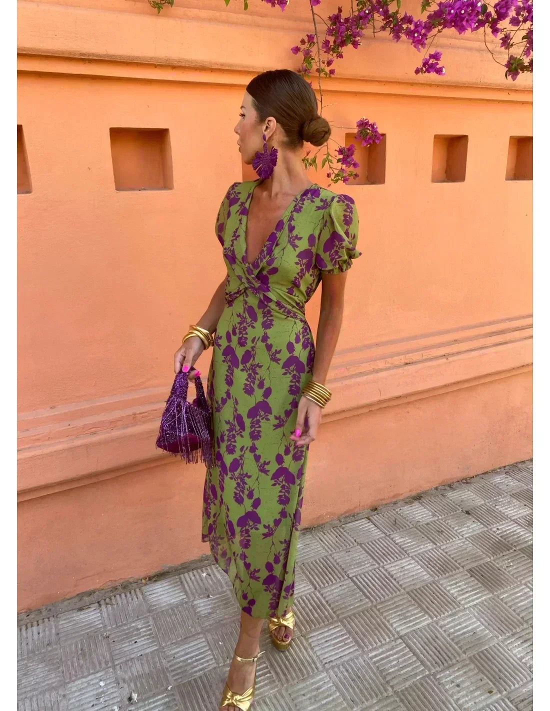 AliceLeon™ | Élégante Robe Imprimée