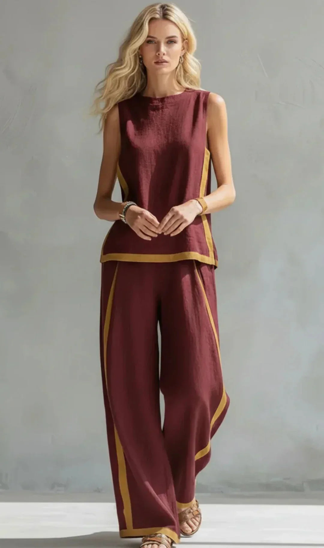 Ensemble bicolore élégant