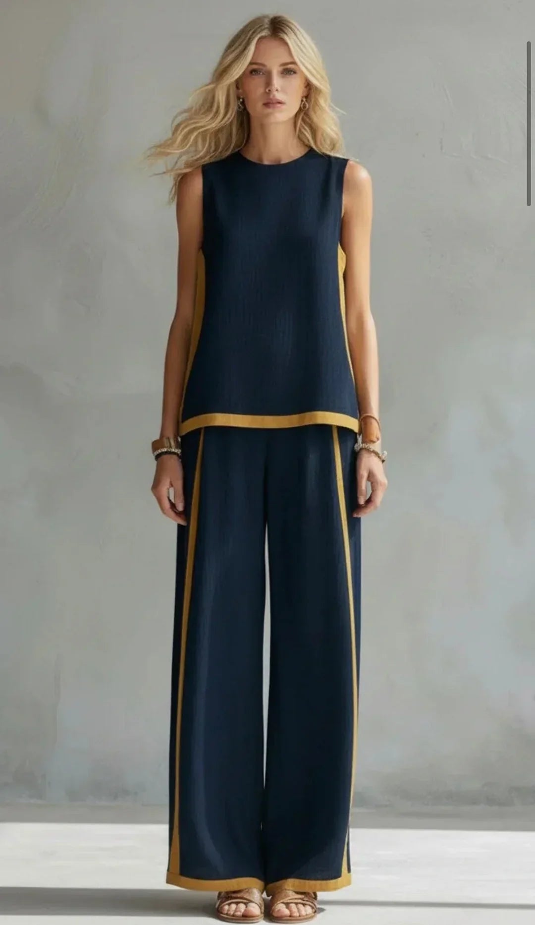 Ensemble bicolore élégant