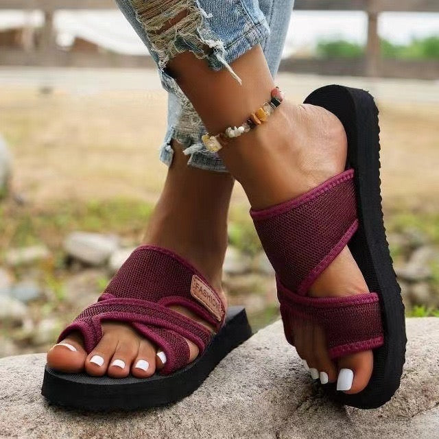 Nadette | Sandales Confortables à Semelle Rembourrée