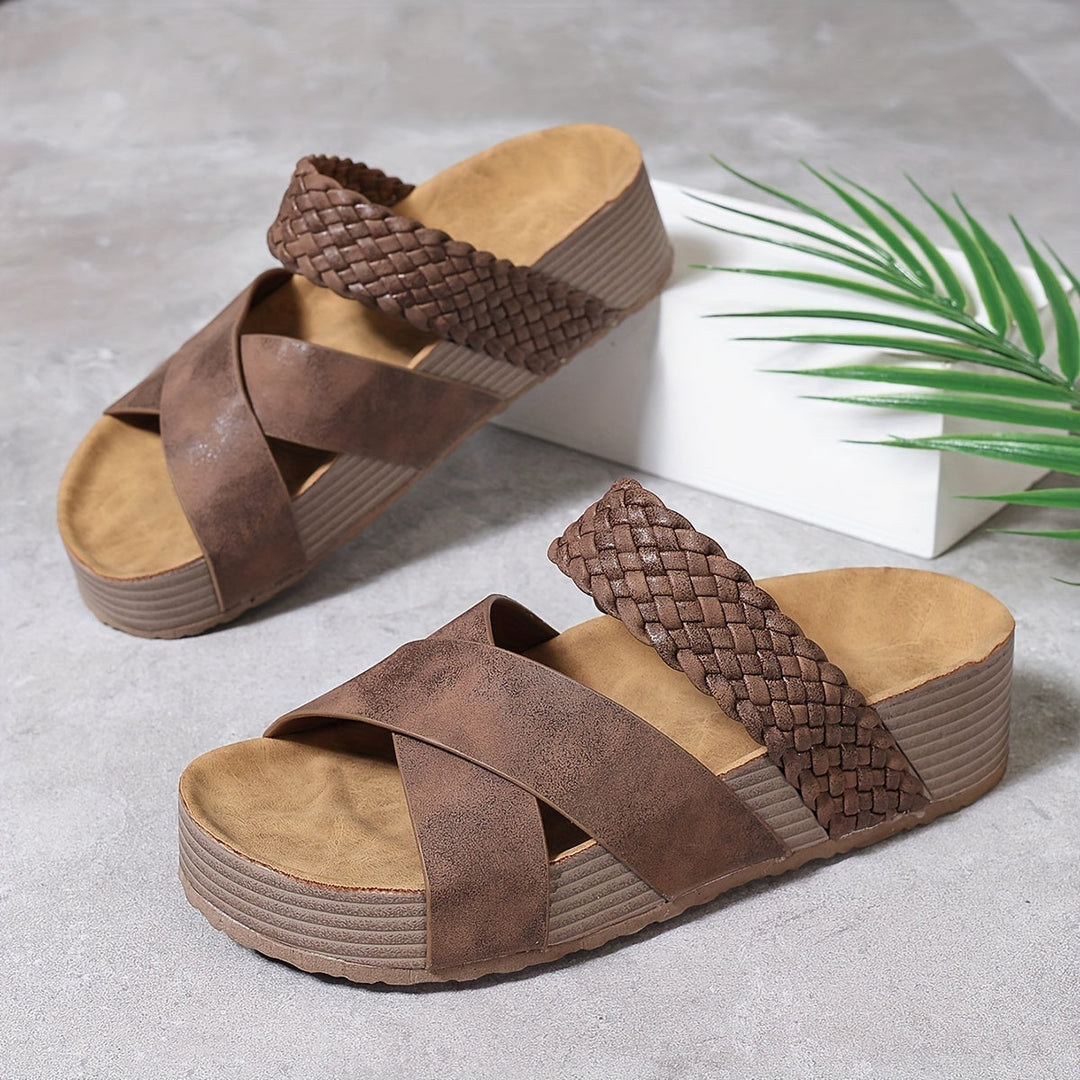AliceLeon™ | Tressé Élégance Sandales