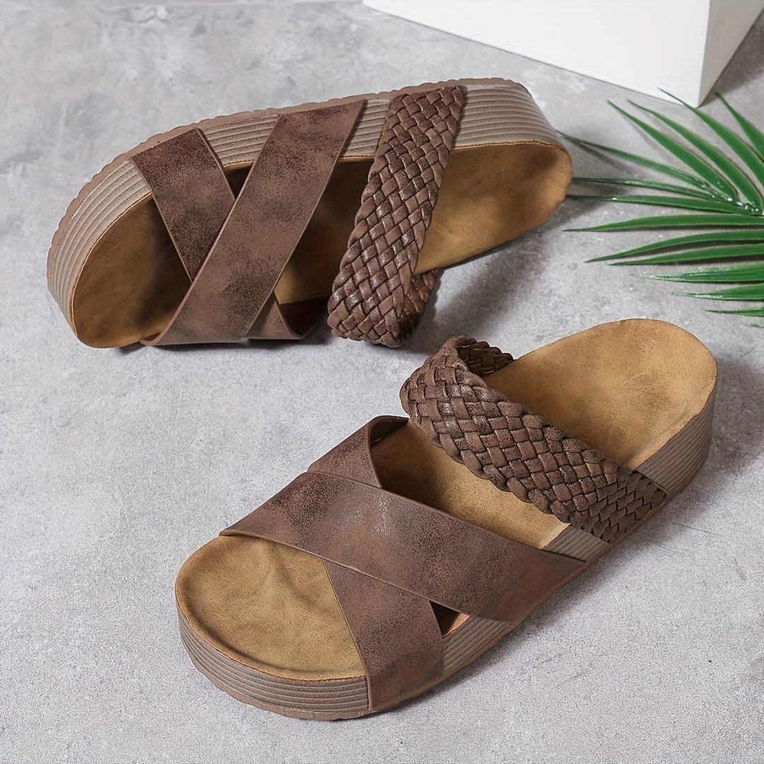 AliceLeon™ | Tressé Élégance Sandales
